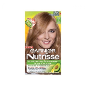 GARNIER Nutrisse Creme Maschera Nutricolor Tintura Permanente Arricchita con Olii di Frutta 7 Biondo Ambra