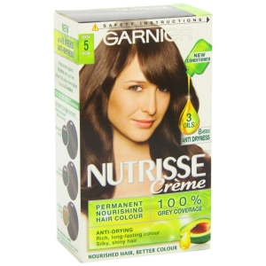 GARNIER Nutrisse Creme Maschera Nutricolor Tintura Permanente Arricchita con Olii di Frutta 5 Moka