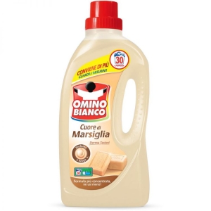 OMINO BIANCO Detersivo Lavatrice Concentrato Cuore di Marsiglia 26 lavaggi - 1950ml