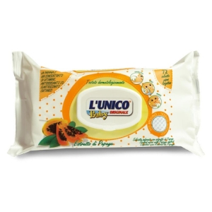 L'UNICO Baby Salviette Umidificate Detergenti con Papaya - 72pz
