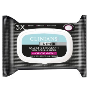 CLINIANS Salviette Struccanti Detox - 25pz