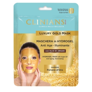 CLINIANS Luxury Gold Maschera con Olio di Argan