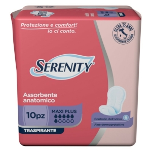 SERENITY ASSORB.ANAT.MAXI PLUS 10PZ