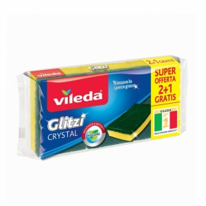 VILEDA Spugna Glitzi Crystal - 2+1