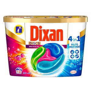 DIXAN Discs 4in1 Pulito Profondo Colorati - 13pz