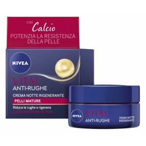 NIVEA Crema Notte Vital Anti-Rughe Rigenerante Pelli Molto Mature - 50ml