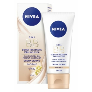 NIVEA Crema BB 5in1 Super Idratante 24h SFP20 Naturale - 50ml