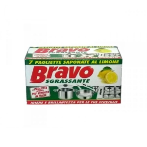 BRAVO Pagliette Saponate Al Limone Igienizzanti - 7pz