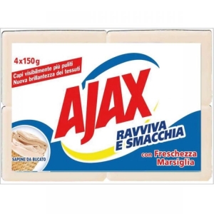 AJAX Sapone per Bucato a Mano - 4 pezzi 500 gr