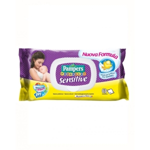 PAMPERS Sensitive Salviette Umidificate Formula Idratante Ideale per le Pelli Più Sensibili - 63pz