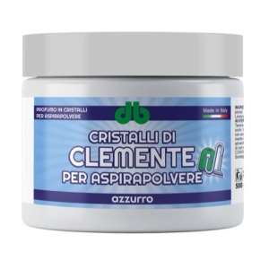 CLEMENTE Profumo in Cristalli per Aspirapolvere Azzurro - 500gr