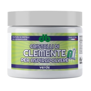 CLEMENTE Profumo in Cristalli per Aspirapolvere Verde - 500gr