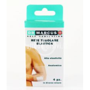 DR. MARCUS Rete Elastica Tubolare Marrone 8x4,5 - 4pz