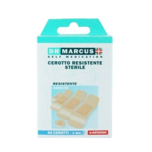 DR MARCUS Cerotto Resistente Sterile Assortiti - 40 pezzi