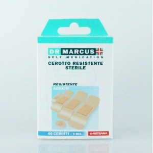 DR MARCUS Cerotto Resistente Sterile Assortiti - 40 pezzi