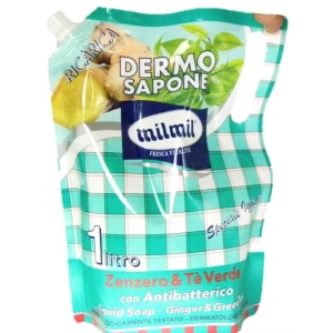 MIL MIL Sapone Liquido Busta Zenzero e The Verde 1 litro 