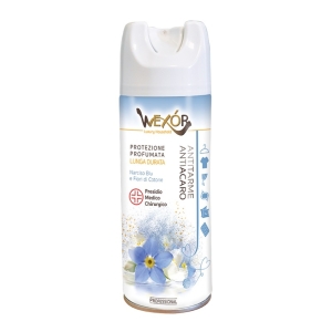 WEXOR Antitarme Antiacaro Narciso Blu e Fiori di Cotone - 400ml