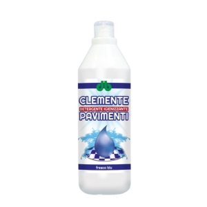 CLEMENTE Pavimenti Detergente Igienizzante Fresco Blu 1 lt