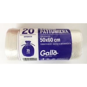 GALLO Sacchi Pattumiera Antigoccia 50*60 20pz