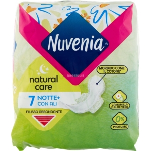 NUVENIA Assorbenti Natural Care Notte con Ali -7pz