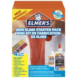 ELMER'S Kit per Creare lo Slime Rosso e Giallo Confezione con 4 Prodotti - 1pz