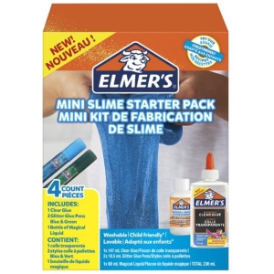 ELMER'S Kit per Creare lo Slime Blu e Verde Confezione con 4 Prodotti - 1pz