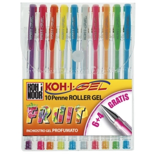 KOOH I NOOR Astuccio 10 Penne Gel Fruit Profumate - 1pz