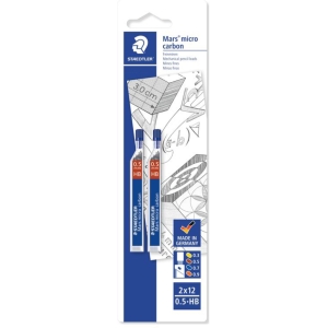 STAEDTLER Mars Micro Carbon Mine per Portamine HB 0,5 mm - 2 x 12 mine