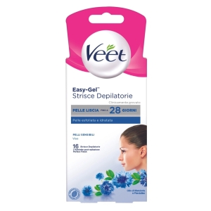 VEET Strisce Depilatorie Viso Pelli Sensibili - 16pz