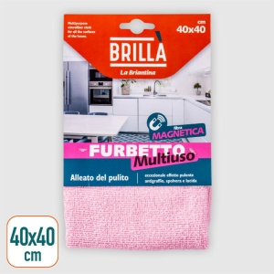 BRILLA' Furbetto Panno Multiuso 40cm x 40 cm - 1pz