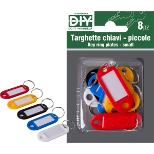 DIY Targhette Chiavi Piccole - 8pz