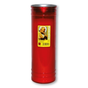 CAU Lampada Votiva Rossa T100 144 - 80x240mm