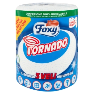 FOXY Tornado Bobina 3 veli - 250 strappi