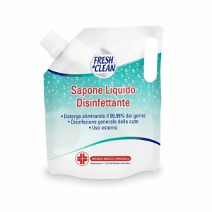 FRESH&CLEAN Sapone Disinfettante Eco Ricarica 750ml