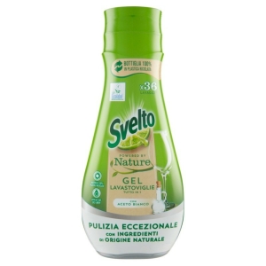 SVELTO Nature Gel Lavastoviglie con Aceto Bianco - 36 lavaggi