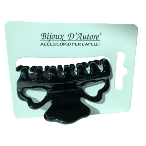 Pinza Capelli Nera 7cm 739/N