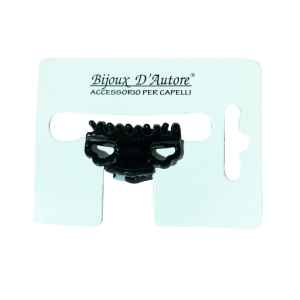 Pinza Capelli Nera 9cm 740/N