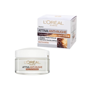 L'OREAL Crema Attiva Anti-Rughe 65+ - 50ml