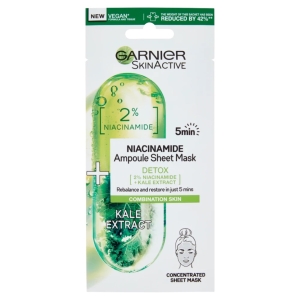 GARNIER SkinActive Maschera in Tessuto Ampolla Niacinamide Detox