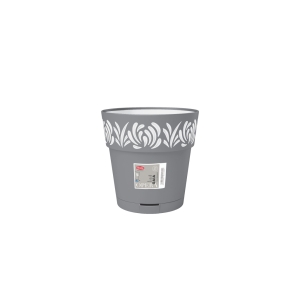 STEFANPLAST Vaso Opera Gaia Grey Bianco - 15cm