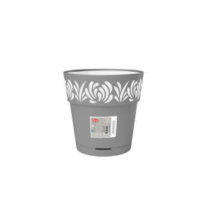 STEFANPLAST Opera Gaia Vaso Grey Bianco - 20cm