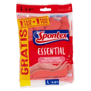 SPONTEX Guanti Essential L - 2 paia