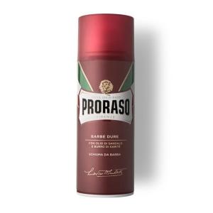 PRORASO Schiuma da Barba per Barbe Dure - 50ml