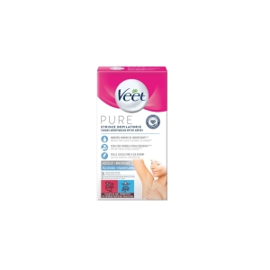 VEET Pure Strisce Depilatorie Ascelle Pelli Sensibili - 16pz