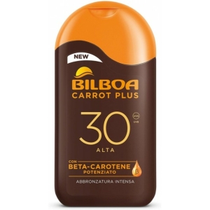 BILBOA Carrot Plus Latte Solare Con Beta-Carotene Potenziante Protezione Alta 30 - 200ml