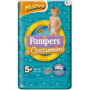 PAMPERS Costumino Maxi 15+kg - 10 pezzi 