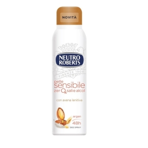 NEUTRO ROBERTS Deodorante Pelle Sensibile con Avena e Argan Spray - 150ml