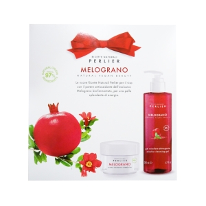 PERLIER Confezione Melograno - crema idratante + gel micellare 