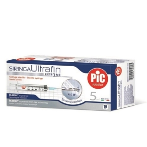 PIC Siringhe Ultrafin 5ml - 10pz