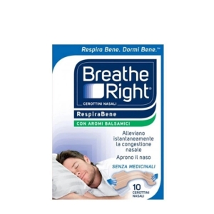 BREATH RIGHT Respira Bene Balsamici - 10 cerottini nasali